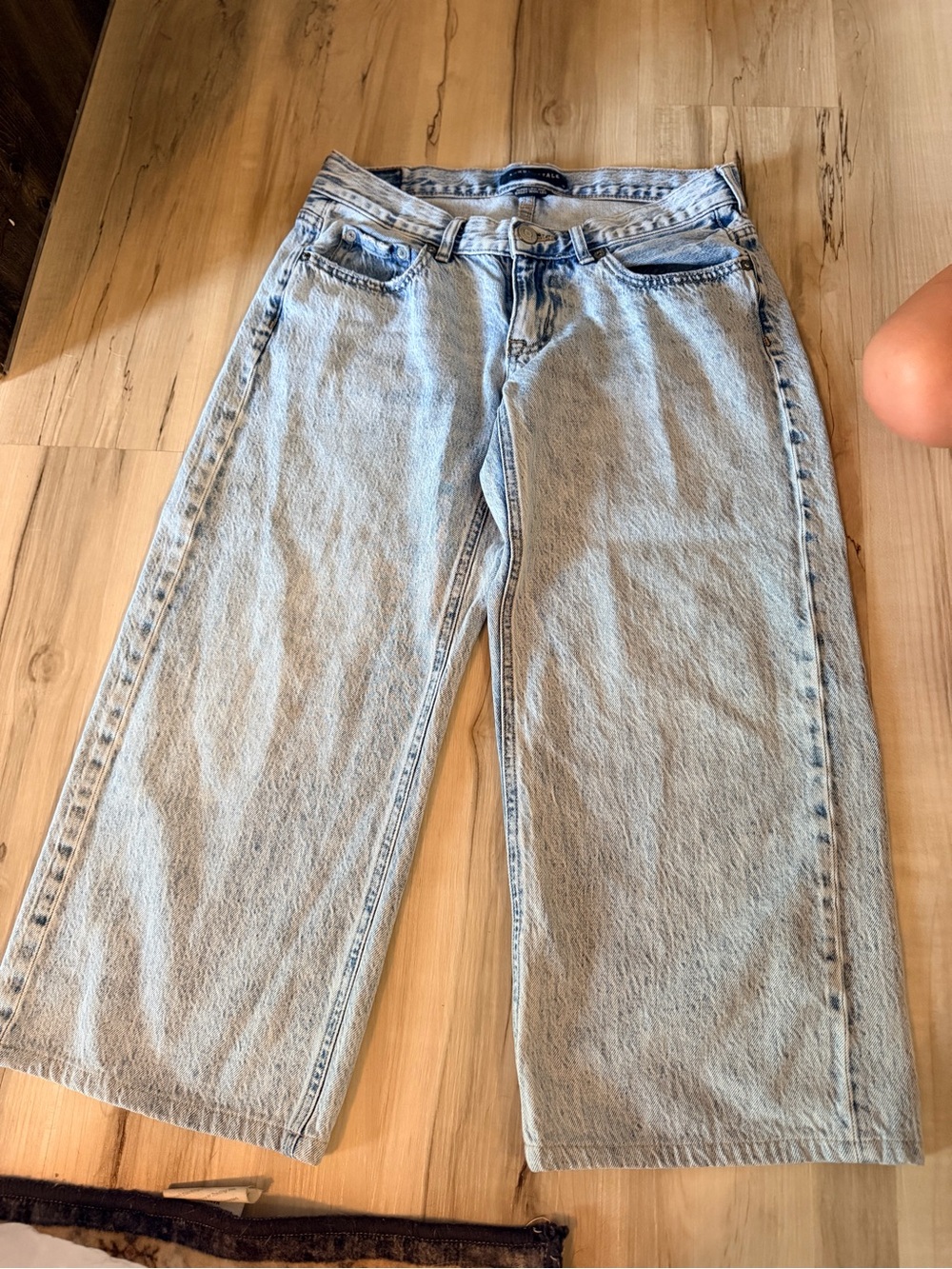 Aeropostale Light Blue Wide Leg Jeans